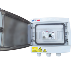 Matériel électrique alimenté en courant alternatif (AC) AnySolar, conçu pour des installations électriques résidentielles et commerciales, offrant des composants robustes et efficaces pour des solutions énergétiques durables.