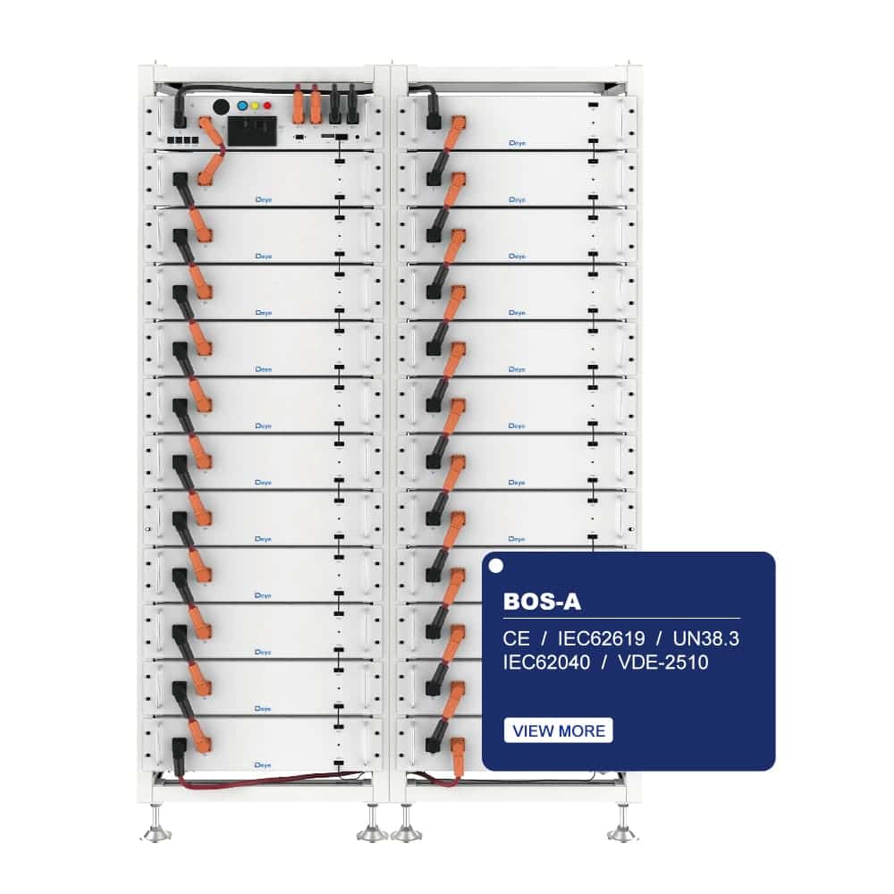 batterie 7,68kwh- batterie Lithium- 
Deye -batterie Solaire haute tension- Rack batterie