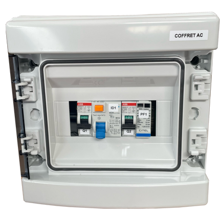 Coffret AC 6kW précablé avec parafoudre - Anysolars 