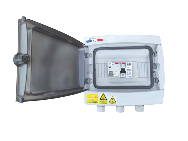 Coffret AC 3kw -Coffret AC 3kW précablé avec parafoudre-