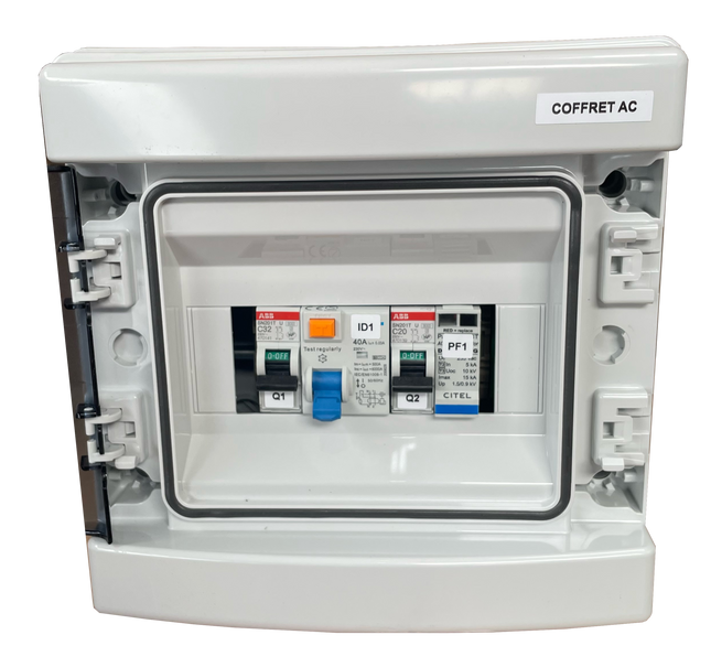 Coffret AC 6kw -Coffret AC 6kW précablé avec parafoudre