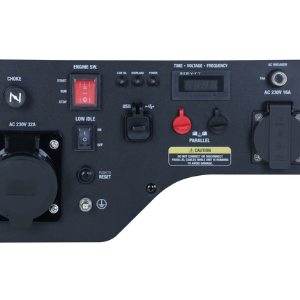 Prises et connexions du groupe électrogène Inverter 5500 W