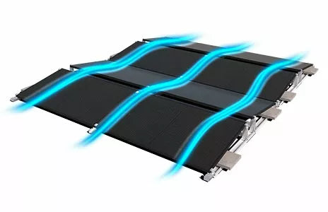Support panneau solaire à lester – Inclinaison 10° double pour toit plat ou sol - Anysolars 