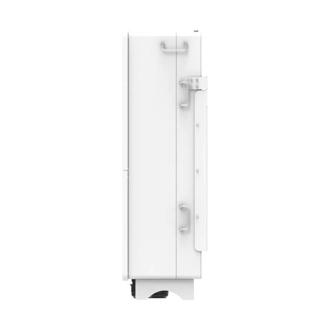 Vue latérale droite de l'onduleur solaire hybride Deye 125kW triphasé haute tension pour stockage photovoltaïque