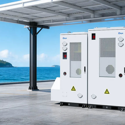 Vue latérale de la batterie industrielle Deye GE-F240-BC-2-A3