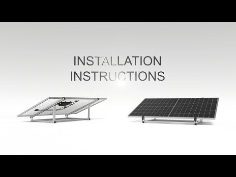 Support de fixation universel pour installation station solaire plug&play